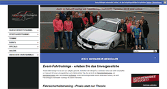 Desktop Screenshot of event-fahrtrainings.de