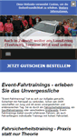 Mobile Screenshot of event-fahrtrainings.de